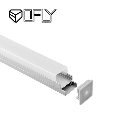 Profil de iluminación LED caliente Profil LED montado en superficie 20*20 mm Luces de banda LED para interiores