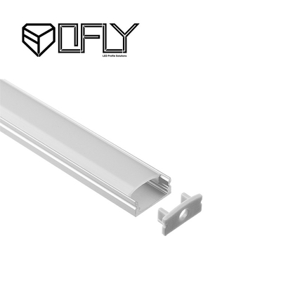 La superficie montó la protuberancia de aluminio 17.3*8.2m m del perfil del LED para la tira del LED