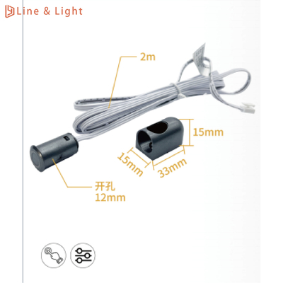 Interruptor de sensor táctil de luz LED de 12V a 24V con sensor táctil de atenuación sin pasos