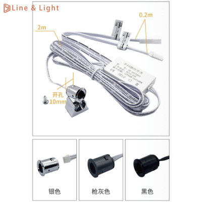 Sensor de onda manual de luz LED con control separado con función de atenuación