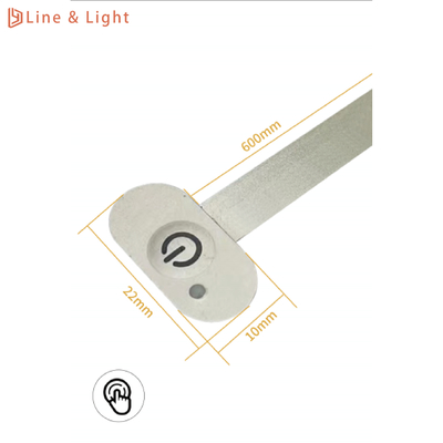 Control maestro con interruptor de llave de membrana Sensores de luz LED ultrafinos