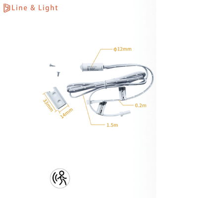 Control separado Sensor de cuerpo humano de una pieza Sensores de luz LED con lente de Fresnel